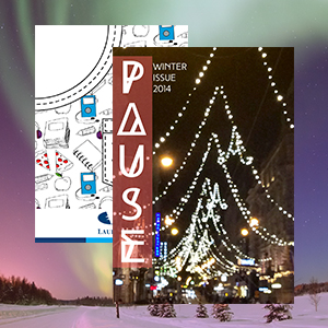Pause student magazine creative direction